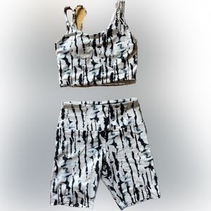 MPG Sport- Sports Bra and Bike Short Set